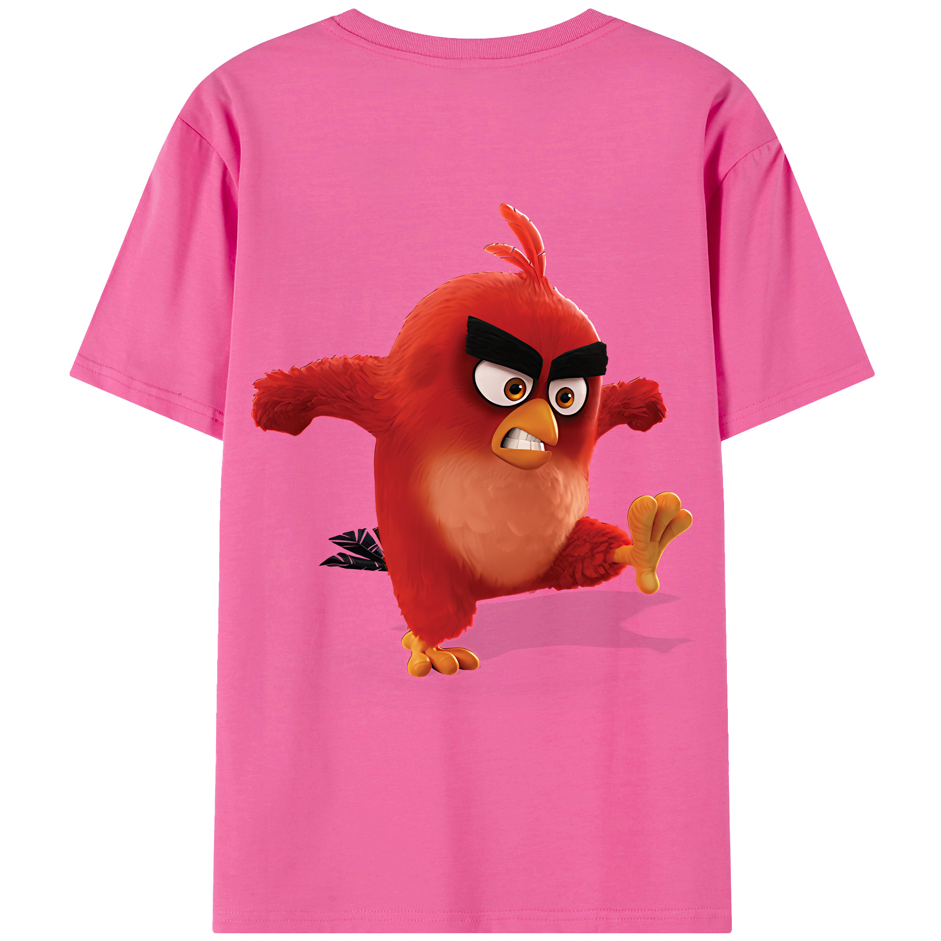 （画像用） Angry Birds アングリーバード レディース半袖Tシャツ(バックプリント)